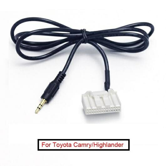 30ピース 3.5mm オーディオ AUX 28PIN ワイヤー アダプタ インプット ワイヤー ケーブル 適用: トヨタ カムリ/カローラ/レイツ/マークX/RAV4/ハイランダー AL-LL-8421 AL Car parts