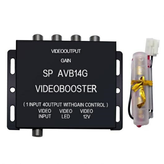 5セット 1 4 アウトプット ビデオ スプリッター 増幅器 シグナル ブースター 適用: DVD/LCD/TV モニタ..