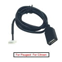20ピース CD ラジオ オーディオ ケーブル プラグ USB アダプタ コネクタ 適用: プジョー/PEUGEOT 307 408 シトロエン/CITROEN C4 C5 データ ワイヤー AL-LL-8547 AL Car parts