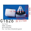 適用: フォード/FORD W715201S300 ドア ガード オート ファスナー ポジショナー バックル 50ピース AL-MM-0894 AL Interior parts cars(2)