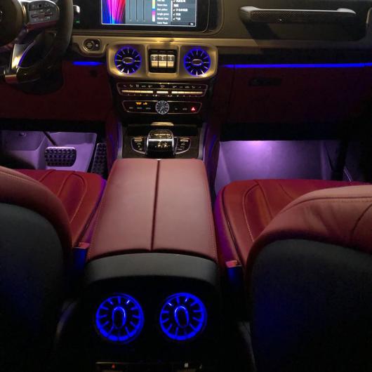 Gクラス W464 G63 G500 エアコン タービン 吹き出し口 LED インテリア ライト 適用: 2019 2020 G63 G500 G65 通気口 ライト フロント＆リア AL-MM-1907 AL Car parts