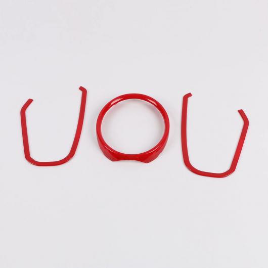 適用: ポルシェ/PORSCHE カイエン 2018 2019 2020 ABS マット インテリア コンソール インストルメント リング ガーニッシュ ストリップ ダッシュボード カバー トリム レッド AL-MM-2506 AL Interior parts for cars