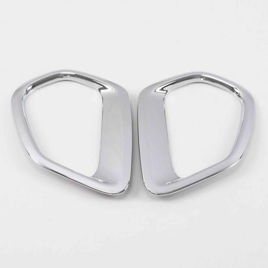 適用: 三菱 アウトランダー 2016 2017 2018 2019 ABS クローム フロント リア フォグライト ランプ カバー フォグライト トリム ベゼル モールディング リア フォグライト トリム AL-MM-3534 AL Exterior parts for cars