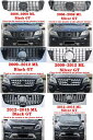 適用: メルセデス・ベンツ ML クラス W164 W166 2006-2015 ミドル グリル ABS プラスチック GT オート フロント バンパー センター グリル スタイル 1~スタイル 6 AL-MM-4161 AL Exterior parts for cars