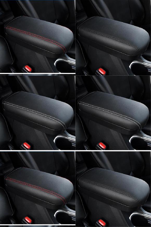 センター コンソール アームレスト ボックス パッド ボックス 保護 カバー 適用: トヨタ カローラ レビン 2014-2018 14 ブラック レッド ライン～19 ブラック ブラック ライン AL-MM-4501 AL Interior parts for cars