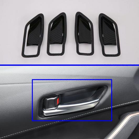適用: トヨタ セダン カローラ E210 プレステージ アルティス 2019 2020 インナー ドア ハンドル カバー キャッチ ボウル トリム ベゼル フレーム ガーニッシュ AL-KK-0888 AL Interior parts for cars