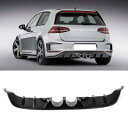 光沢ブラック 適用: R400 リア バンパー ディフューザー バランス フォルクスワーゲン/VOLKSWAGEN ゴルフ MK7.5 R GTD 2017 2018 2019 202 ABS プラスチック AL-NN-0849 AL Exterior parts for cars