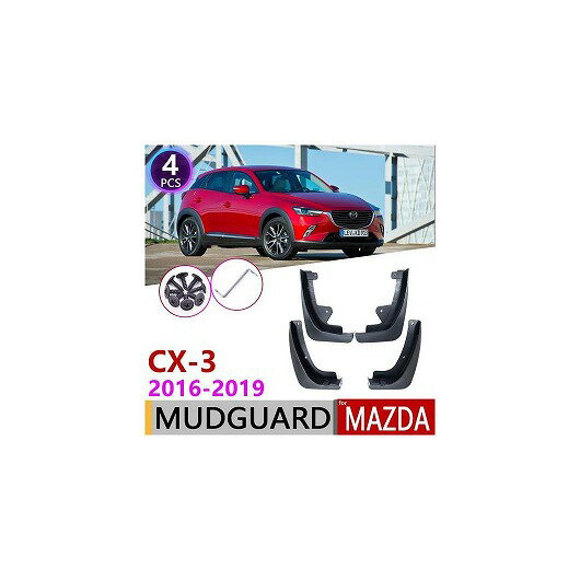 マッド ガード フラップ 泥よけ フロント リア 適用: マツダ CX-3 2016～2019 CX3 CX 3 2017 2018 AL-NN-1916 AL Exterior parts for cars