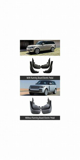 マッド ガード フラップ 泥よけ 適用: ランド ローバー/ROVER レンジ ローバー/ROVER 2013～2019 L405 2014 2015 2016 2017 ランニング ボード・ランニング ボードなし AL-NN-2098 AL Exterior parts for cars