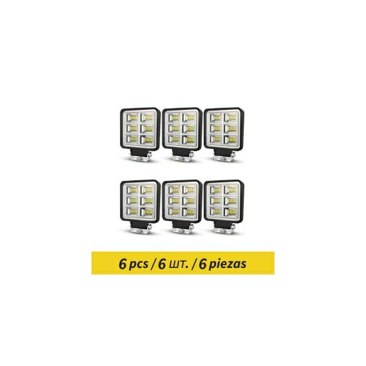 4インチ 144W LED オフロード ワーク バー 24V LED ヘッドライト 12-24V 適用: オート オートバイ トラ..