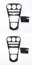 カーボン調 ABS センター コンソール パネル 装飾 カバー トリム 適用: ベンツ Cクラス W205 C180L C200 C300 2015 2016 ...