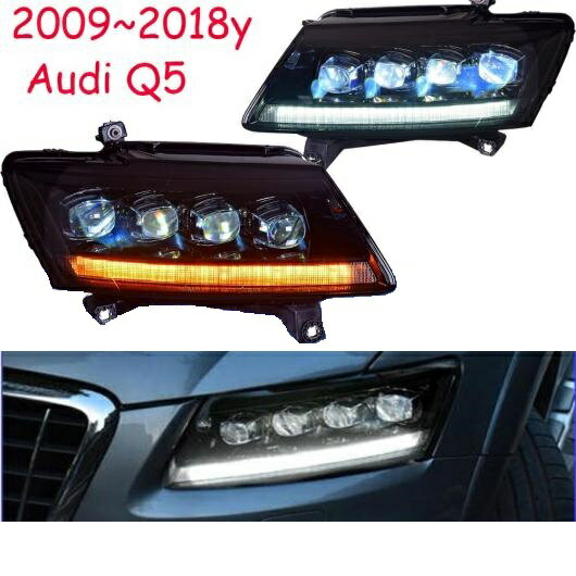 Хѡ إåɥ AUDE Q5 إåɥ饤 2009-2018 LED DRL 饤 ե 001 ǥ Q5 2009ǥ Q5 2018 AL-OO-0011 AL Car light