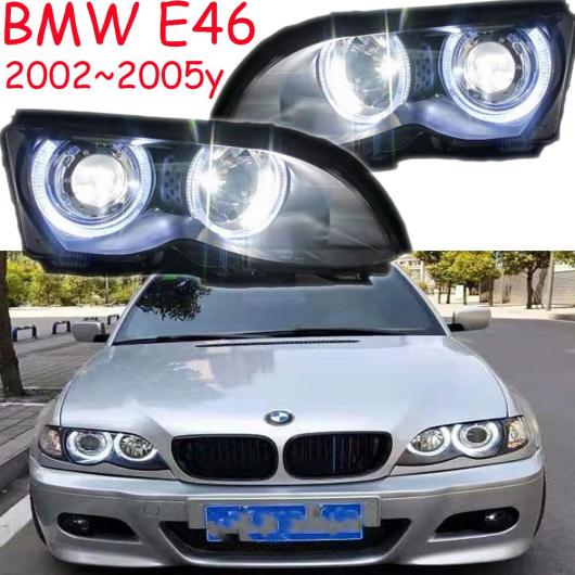 ヘッド ランプ 適用: BMW E46 ヘッドライト 2002-2005 318 320i 325 330 ヘッドランプ フォグライト ヘッドライト 2ピース BMW E46 2002-2004 AL-OO-0264 AL Car light