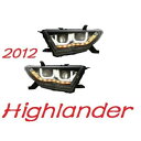 2012 2013 2014 2ピース バンパー ランプ ヘッドランプ 適用: ハイランダー ヘッドライト クルーガー HID バルブ LED テールライト モデル1スタイル トヨタ ハイランダー 2012-2014 AL-OO-0368 AL Car light(2)