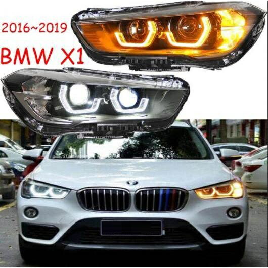 إå  Ŭ: X1 إåɥ饤 2017-2019 F48 F49  LED DRL HID BI Υ ǥ2 BMW X1   LED 2016-2019 AL-OO-0431 AL Car light