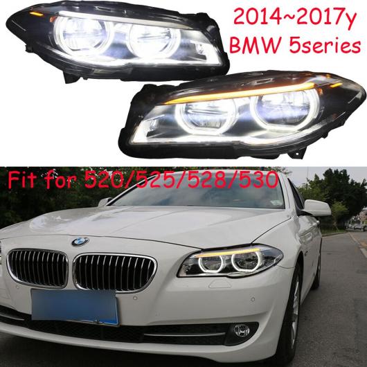 AL 2014-2017 バンパー ヘッド ライト 適用: BMW ヘッドライト 5シリーズ 520 525 528 530 LED ランプ フォグ ヘッドランプ タイプ001 BMW 5シリーズ 528 2015〜BMW 5シリーズ 530 2016 AL-OO-0736