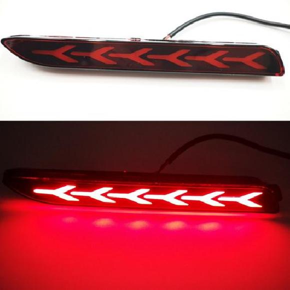 LED リア バンパー リフレクター ブレーキ ランプ 適用: トヨタ RAV4 ハリアー シエナ EZ アルファード アイゴ マーク X レクサス IS-F GX470 モデル D 2ファンクション 3ファンクション AL-OO-1004 AL Car light