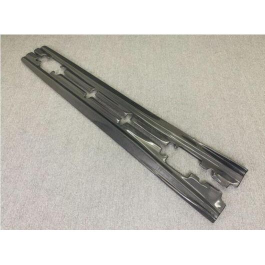 カーボンファイバー フロント バンパー リップ＆ウィング テール スポイラー＆リア トランク ディフューザー＆サイド スカート 適用: メルセデス・ベンツ A クラス W176 A45 スカート AL-OO-2761 AL Exterior parts for cars