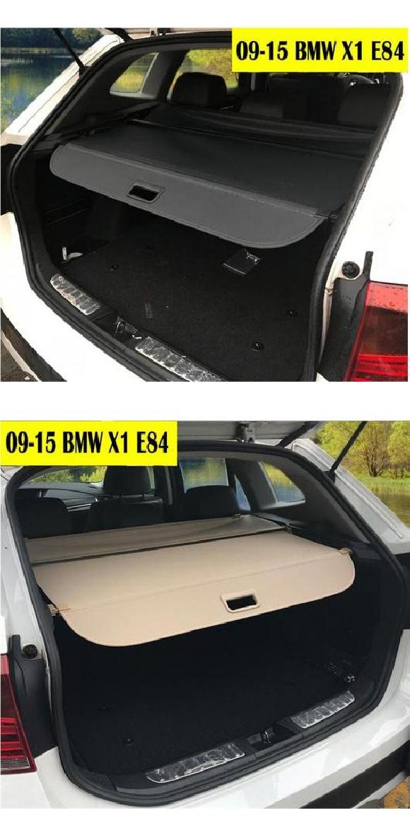 適用: BMW X1 E84 2009 2010 2011 2012 2013 2014 2015 リア トランク セキュリティ スクリーン シールド カーゴ カバー ブラック・ベージュ AL-OO-3311 AL Interior parts for cars