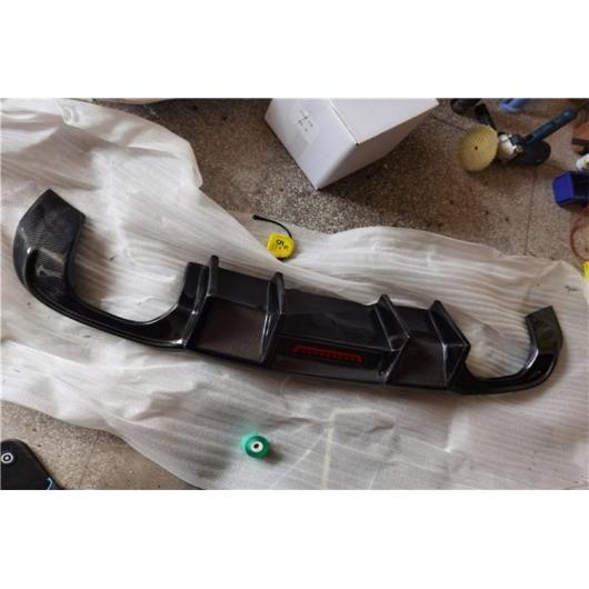 リアル カーボンファイバー リア バンパー トランク リップ スポイラー ディフューザー 適用: アウディ/AUDI A3 Sライン S3 RS3 ハッチバック 2017 2018 2019 2020 LED ランプ ランプ AL-OO-3483 AL Exterior parts for cars