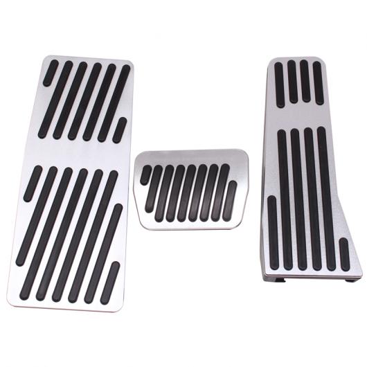 適用: MAZDA3 アクセラ CX-30 2019 2020 アルミニウム 合金 アクセル ペダル ブレーキ ペダル レスト フット ペダル クラッチ ペダル 滑り止め カバー 3ピース AL-OO-3849 AL Interior parts for cars