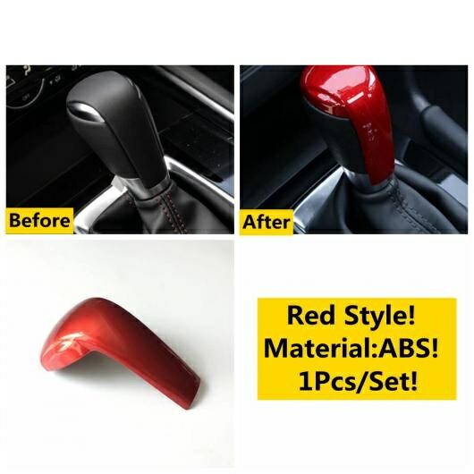 ステアリング ホイール フレーム ストリップ リング ギア シフター ヘッド ルーフ リード ライト カバー トリム レッド アクセサリー 適用: マツダ CX-5 CX5 2017-2022 タイプD AL-OO-5204 AL Interior parts for cars