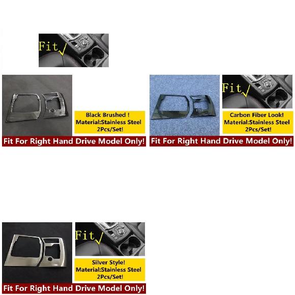 適用: マツダ CX-5 CX5 2017-2022 ストール シフト シフター ギア ボックス パネル フレーム カバー キット トリム ABS/ステンレス スチール C 右ハンドル車～E 右ハンドル車 AL-OO-5207 AL Interior parts for cars