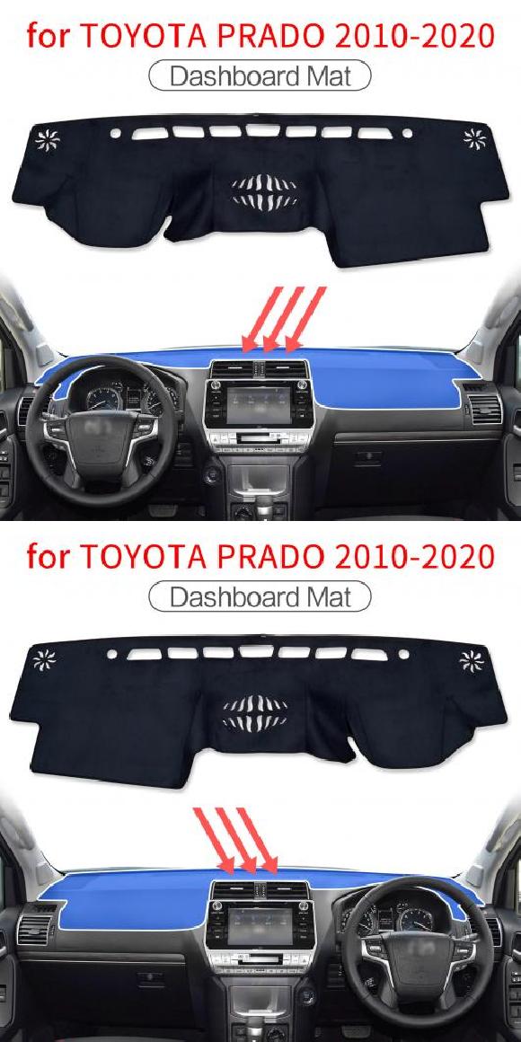 滑り止め マット ダッシュ 適用: トヨタ ランドクルーザー プラド J150シリーズ GX GXL 2013-2020 10-20 プラド マット 左ハンドル用・10-20 プラド マット 右ハンドル用 AL-OO-5580 AL Interior parts for cars