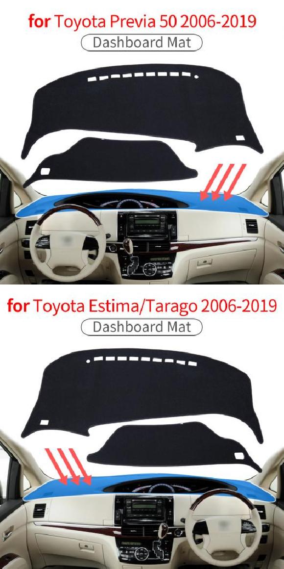 適用: トヨタ プレヴィア 50 2006-2019 XR50 エスティマ タラゴ 滑り止め プレヴィア エスティマ 左ハンドル用・プレヴィア エスティマ 右ハンドル用 ポリエステル AL-OO-6063 AL Car parts