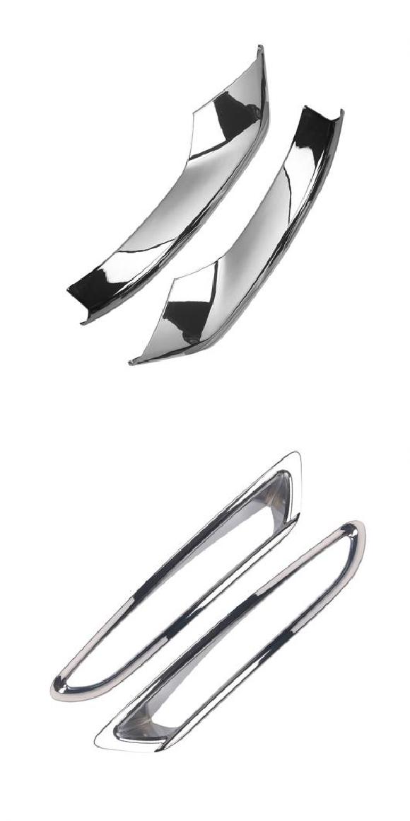 適用: MAZDA3 BP 2019 2020 2021 2022 アクセラ ABS フロント リア フォグランプ ライト フレーム カバー トリム 装飾 ステッカー フロント・リア AL-OO-6853 AL Exterior parts for cars