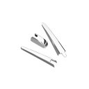 ABS プラスチック 適用: トヨタ ハイランダー クルーガー 2014-15 16 2017 2018 2019 アクセサリー リア ウインドウ ワイパー アーム ブレイド カバー トリム 3 ピース ABS クローム AL-OO-7129 AL Interior parts for cars