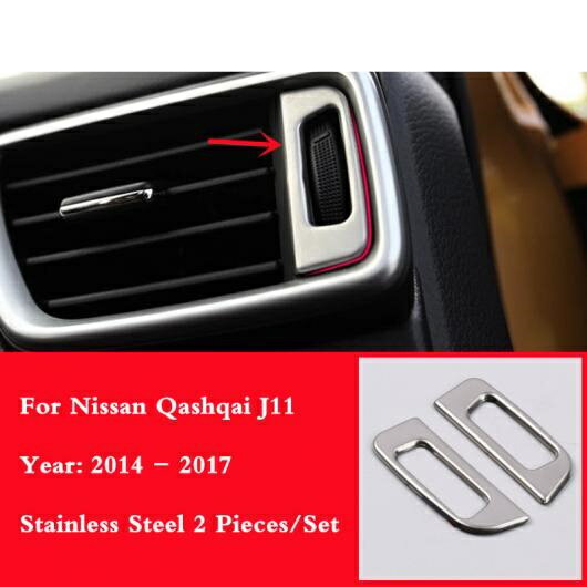 適用: 日産 キャシュカイ J11 2014 2019 ステンレス スチール インテリア ステッカー ウインドウ リフト スイッチ ボタン パネル カバー トリム アクセサリー I AL-OO-7388 AL Interior parts for cars(2)