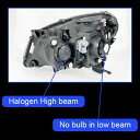 ヘッド ランプ 適用: 日産 キャシュカイ LED ヘッドライト 2007-2016 ヘッドライト キャシュカイ DRL ウインカー ハイ ビーム エンジェル アイ プロジェクター タイプA AL-OO-8177 AL Car light(2)