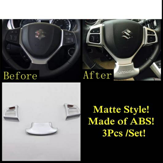 Aピラー フレーム ウインドウ リフト ボタン ハンドル ボウル ステアリング ホイール ギア シフト カバー トリム アクセサリー 適用: スズキ ビターラ エスクード 2015-2020 タイプD AL-PP-0001 AL Interior parts for cars