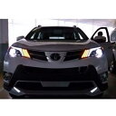 ヘッドライト アセンブリ 適用: トヨタ RAV4 2013-2016 RAV4 LED エンジェル アイ DRL Q5 バイキセノン レンズ H7 キセノン フロント ライト ハロゲン ヘッドライト AL-OO-8263 AL