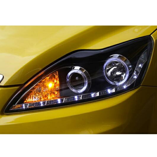 ヘッド ランプ 適用: フォード/FORD フォーカス ヘッドライト 2009-2011 フォーカス 2 LED ヘッドライト DRL H7 D2H HID オプション エンジェル アイ バイキセノン ロー ビームバルブなし AL-OO-8334 AL