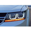 ヘッド ランプ 適用: ダッジ/DODGE ジャーニー JCUV ヘッドライト フリーモント LED ヘッドライト H7 D2H HID オプション エンジェル アイ バイキセノン LED バルブ イン ロー ビーム AL-OO-8350 AL(2)
