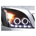適用: トヨタ 2003-2009 プラド LED ヘッドライト LED DRL HID ヘッド ランプ エンジェル アイ バイキセノン ダブル ビーム ヘッドライト アクセサリー LED ロー ハイ AL-OO-8477 AL