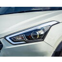 ヘッドライト ヘッドランプ ケース 適用: ヒュンダイ/現代/HYUNDAI クレタ ヘッドライト 2015-2016 IX25 LED ヘッドライト DRL H7 D2H HID オプション エンジェル アイ バイキセノン 4300K~8000K AL-OO-8673 AL Car light