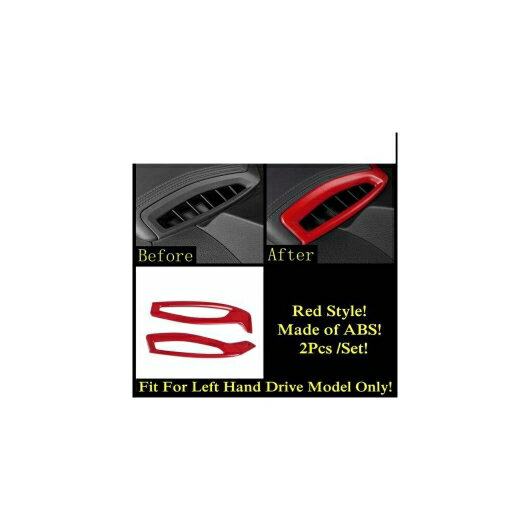 ダッシュボード AC エアコン パネル 装飾 カバー トリム 適用: トヨタ C-HR CHR 2016-2022 カーボンファイバー/ブルー/レッド アクセサリー レッド AL-PP-0111 AL Interior parts for cars