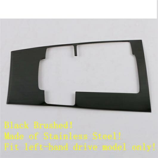 セントラル コントロール フロント カップホルダー ギア パネル カバー トリム 適用: MAZDA3 2019-2022 ABS/ステンレス スチール インテリア アクセサリー ブラック模様 AL-PP-0322 AL Interior parts for cars