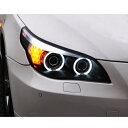 適用: 5シリーズ E60 ヘッドライト 2003-10 E60 LED ヘッド ランプ エンジェル アイ LED 4300K ホワイト イエロー~8000K ホワイト ブルー 2003-2006・2007-2010 AL-OO-8787 AL