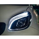適用: メルセデス・ベンツ スマート ヘッドライト エンジェルアイ 2015-2018 メルセデス・ベンツ スマート LED ライト バー Q5 バイキセノン レンズ LED バルブ プロジェクター 4300K~8000K AL-OO-8872 AL Car light
