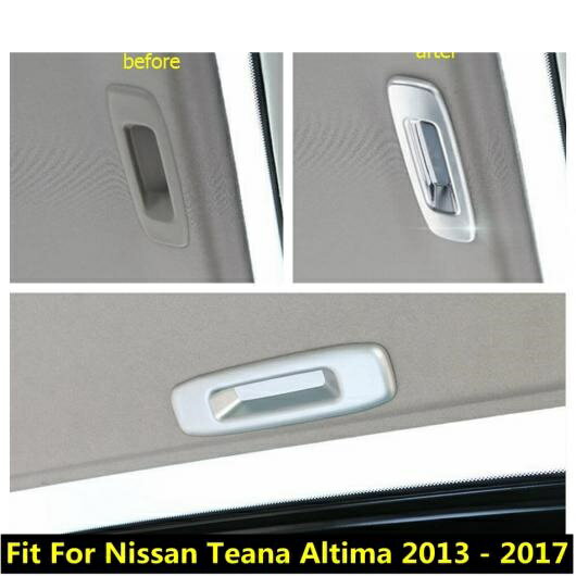 アクセサリー 適用: 日産 ティアナ/アルティマ 2013 2014 2015 2016 2017 ABS ルーフ トップ サンルーフ ハンドル モールディング カバー キット トリム AL-PP-0576 AL Interior parts for cars