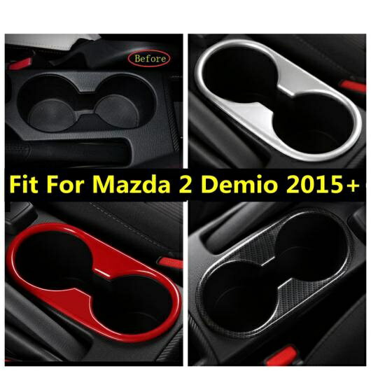 アクセサリー 適用: MAZDA2 デミオ 2015-2021 ABS フロント セントラル シート カップホルダー モールディング カバー キット トリム 3カラー AL-PP-0856 AL Interior parts for cars