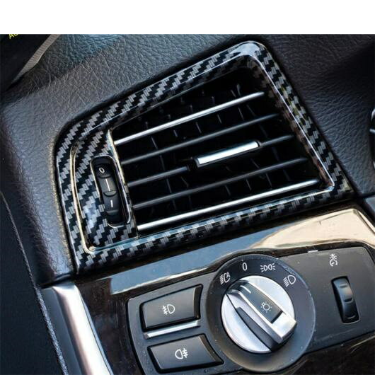 インサイド ダッシュボード エアコン AC 吹き出し口 フレーム カバー トリム 適用: BMW 5シリーズ F10 F18 2011-2017 ABS カーボン調 AL-PP-1232 AL Interior parts for cars