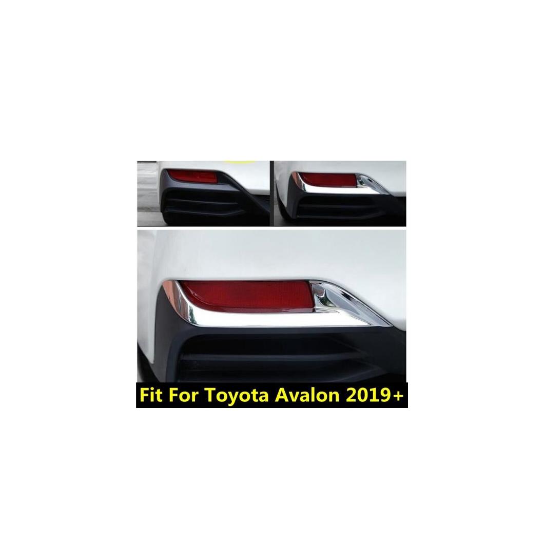 アクセサリー 適用: トヨタ アヴァロン 2019-2022 ABS クローム シャイニー リア フォグライト ランプ アイリッド アイブロー モールディング カバー キット トリム AL-PP-1598 AL Exterior parts for cars