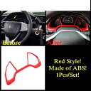 ピラー A スピーカー リード ライト ウインドウ リフト ギア シフト パネル カバー トリム レッド インテリア キット 適用: ホンダ シビック 2016-2020 アクセサリー タイプJ AL-PP-1669 AL Interior parts for cars