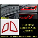 ピラー A スピーカー リード ライト ウインドウ リフト ギア シフト パネル カバー トリム レッド インテリア キット 適用: ホンダ シビック 2016-2020 アクセサリー タイプI AL-PP-1669 AL Interior parts for cars