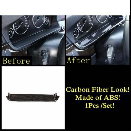 適用: BMW 5シリーズ F10 F18 520I 2011-2016 AC 通気口 ハンドル ボウル ウインドウ リフト ギア パネル カバー キット トリム カーボンファイバー アクセサリー タイプF AL-PP-1931 AL Interior parts for cars